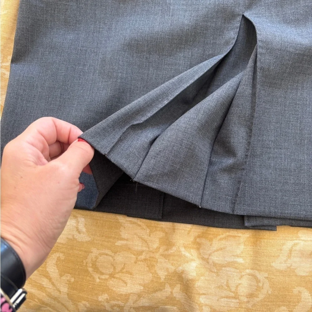 Luisa Spagnoli Charcoal A-Line Skirt